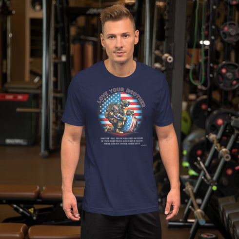 Love your Brother Christian Bible Verse T-Shirt